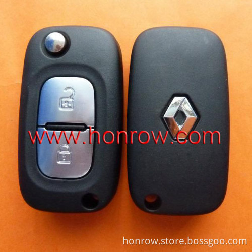 2017 new products-- Renault Clio 2 button remote key with ID46 Chip with 433mhz